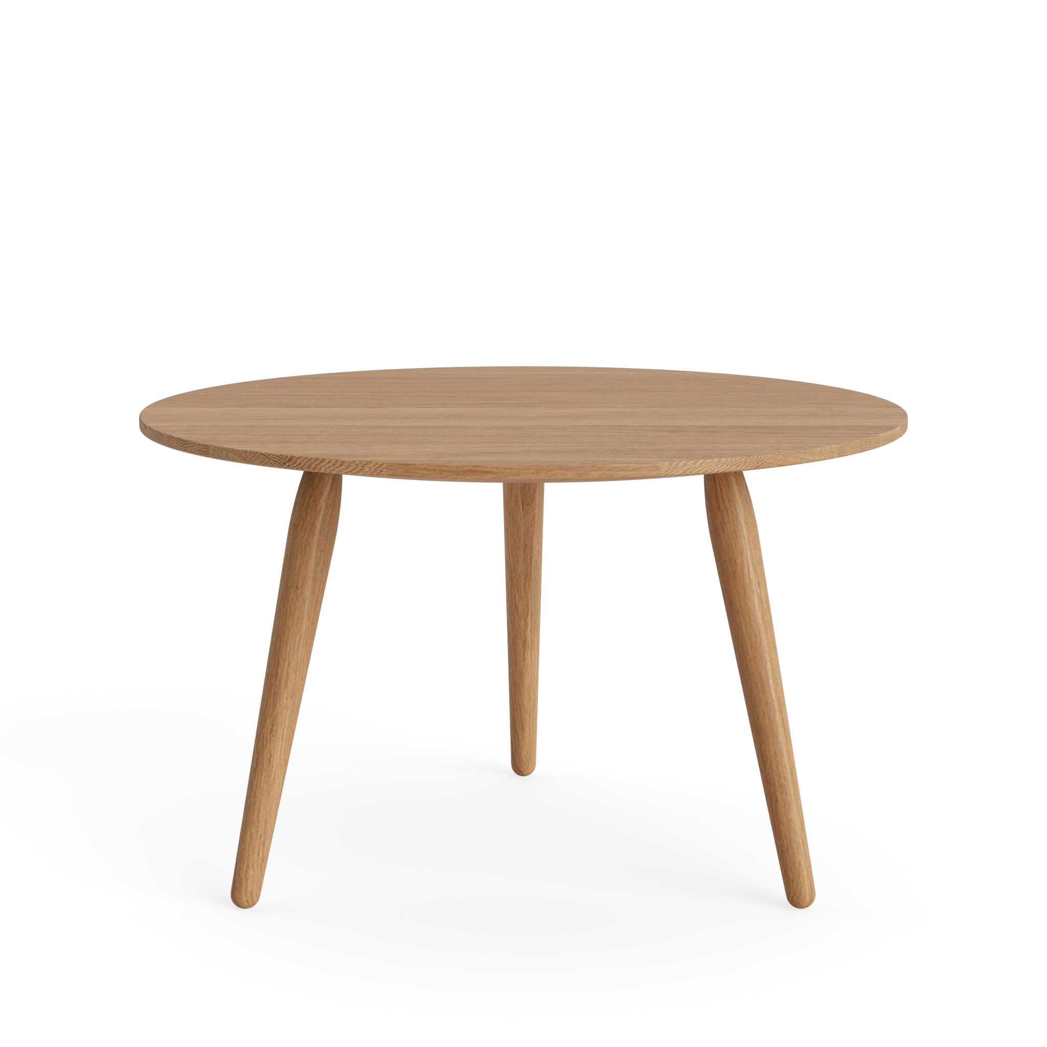 PLAYround Ø52 in Oak Natural oil – Solid Wood Coffee Table by Bruunmunch
