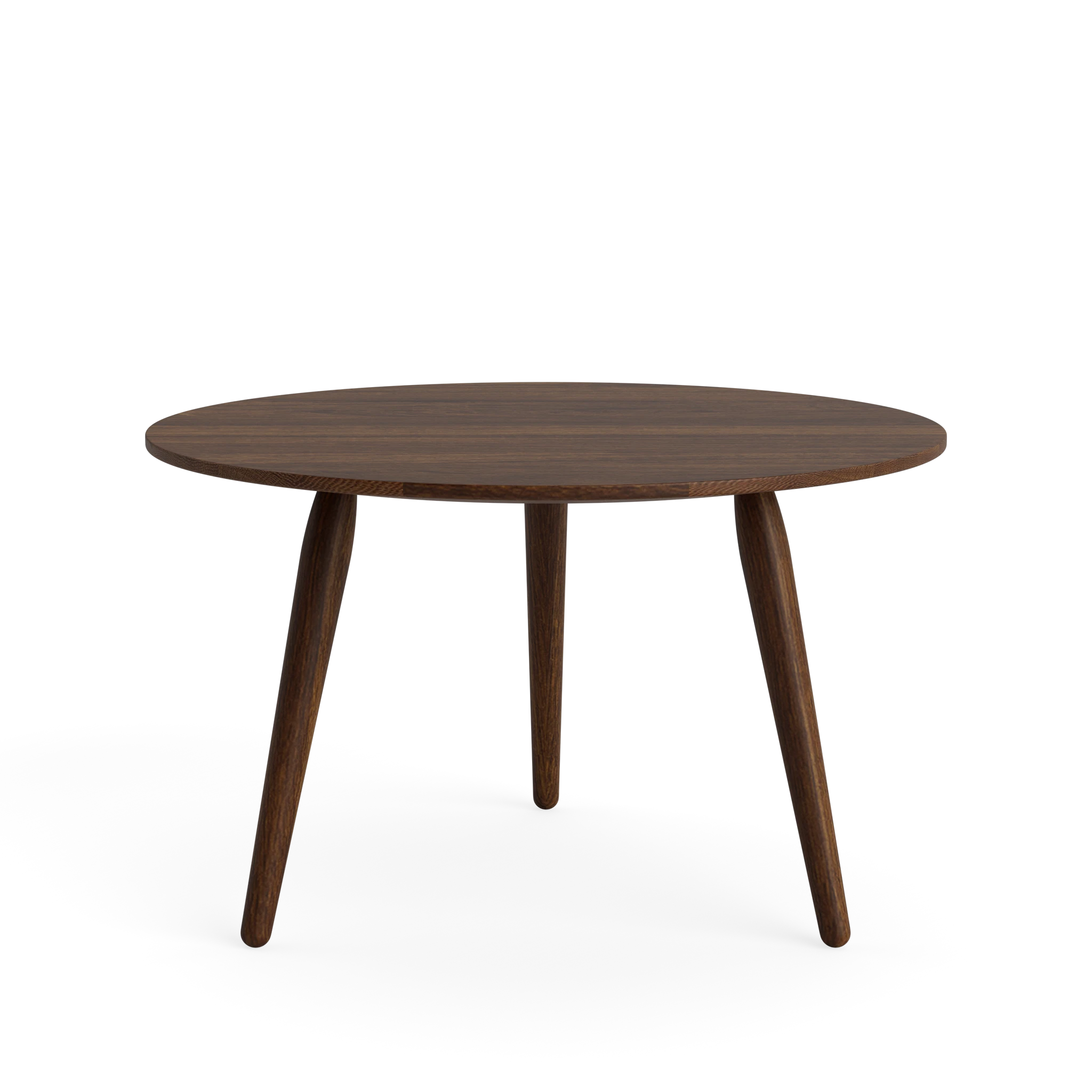 PLAYround Ø52 in Oak Smoked – Solid Wood Coffee Table by Bruunmunch