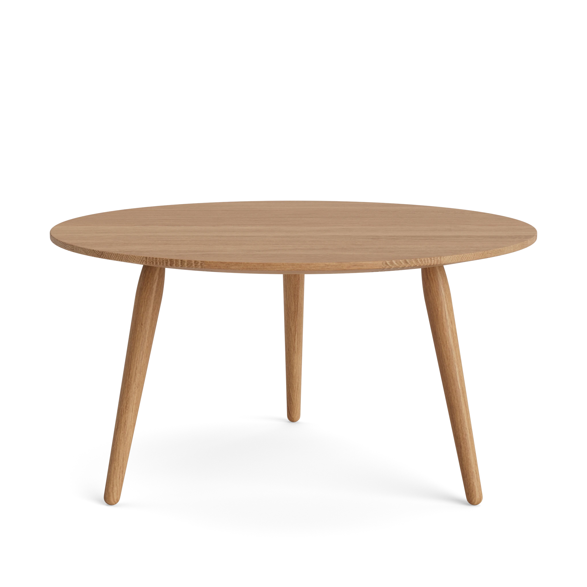PLAYround Ø60 in Oak Natural oil – Solid Wood Coffee Table by Bruunmunch