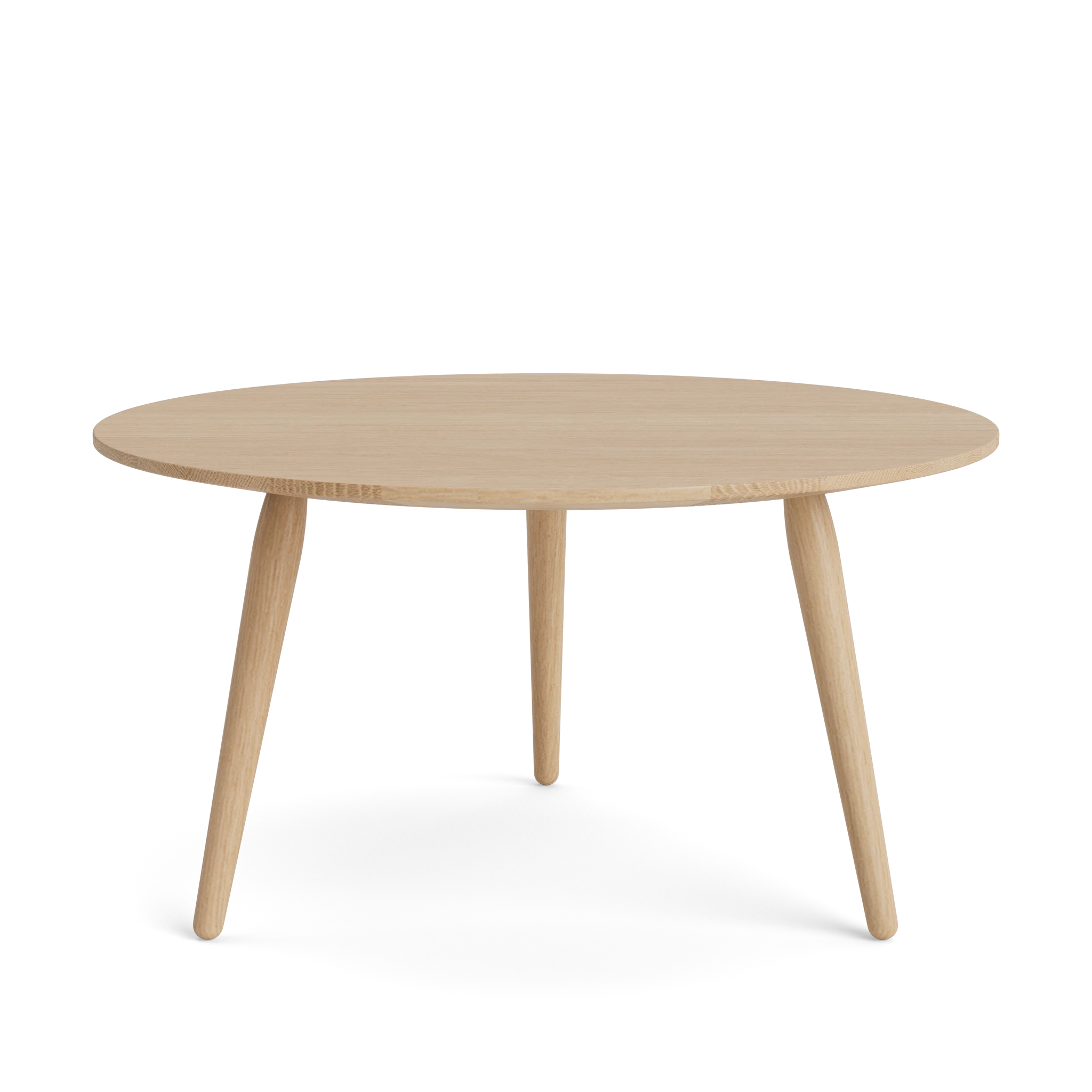 PLAYround Ø60 in Oak Soaped – Solid Wood Coffee Table by Bruunmunch