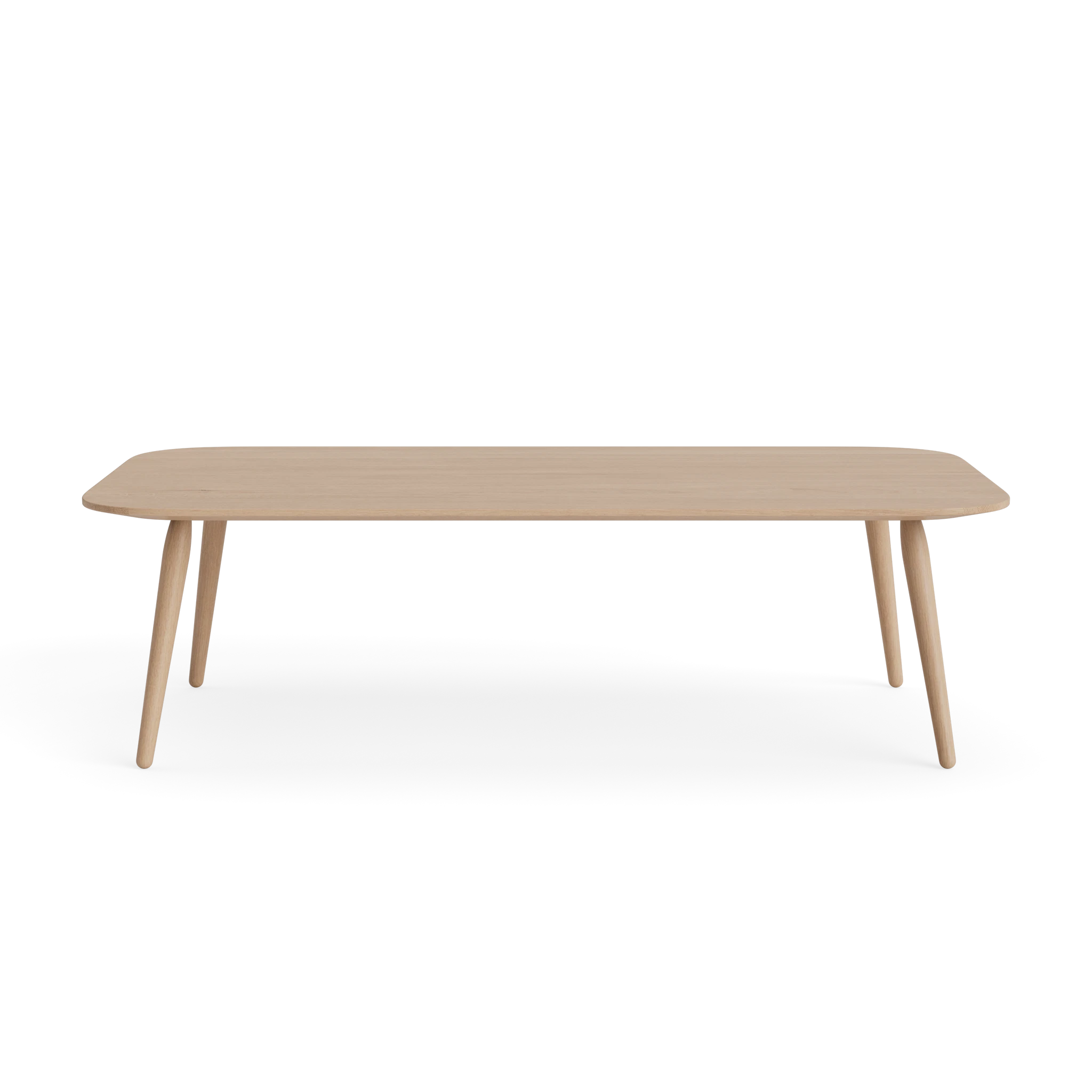 PLAYrectangular in Oak White oil – Solid Wood Coffee Table by Bruunmunch