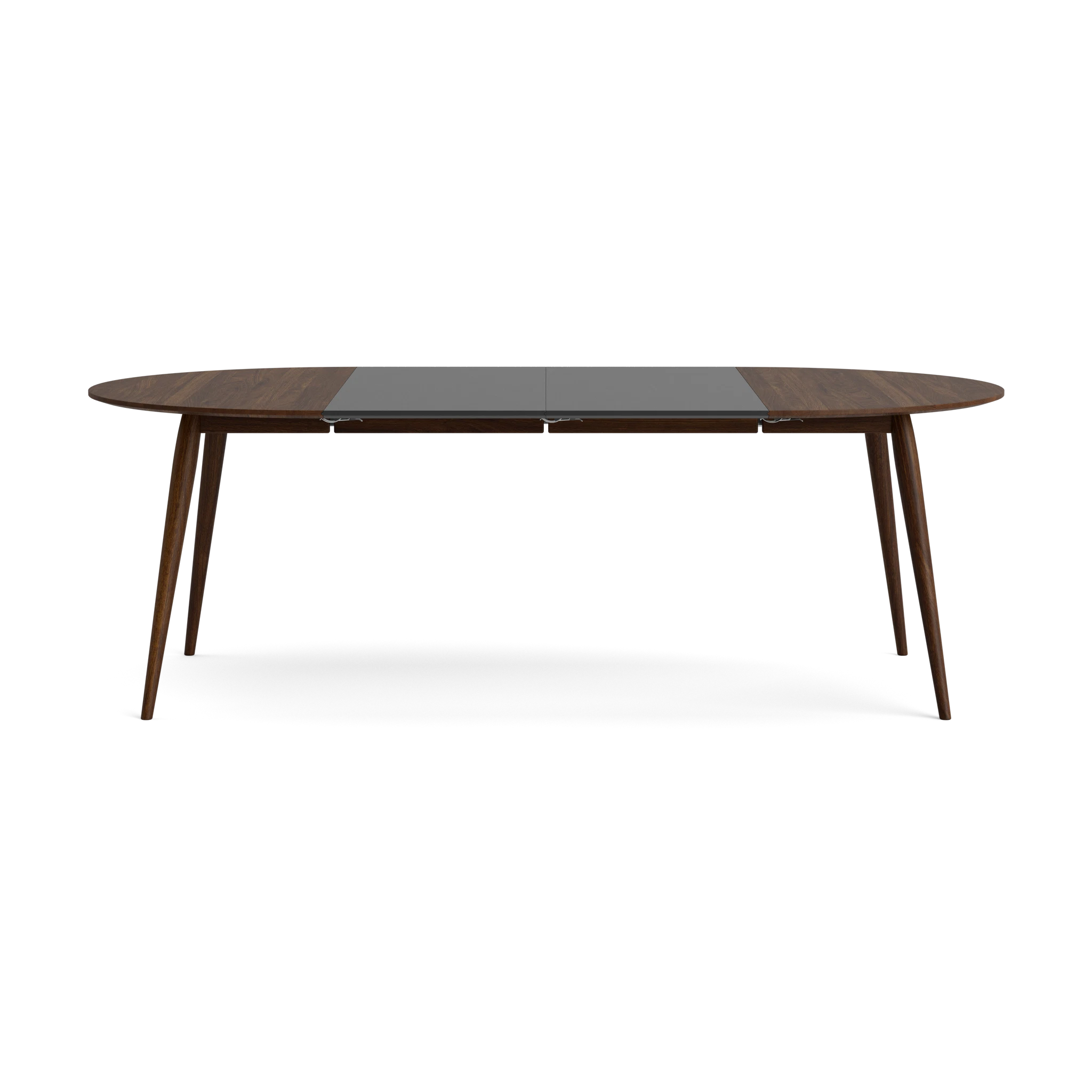 PLAYdinner Round Ø120 Extendable Dining Table in geräucherte Eiche – Massivholz-Esstisch von Bruunmunch