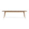 PLAYdinner Lamé, Extendable Dining Table in Oak Natural oil – Solid wood dining table by Bruunmunch