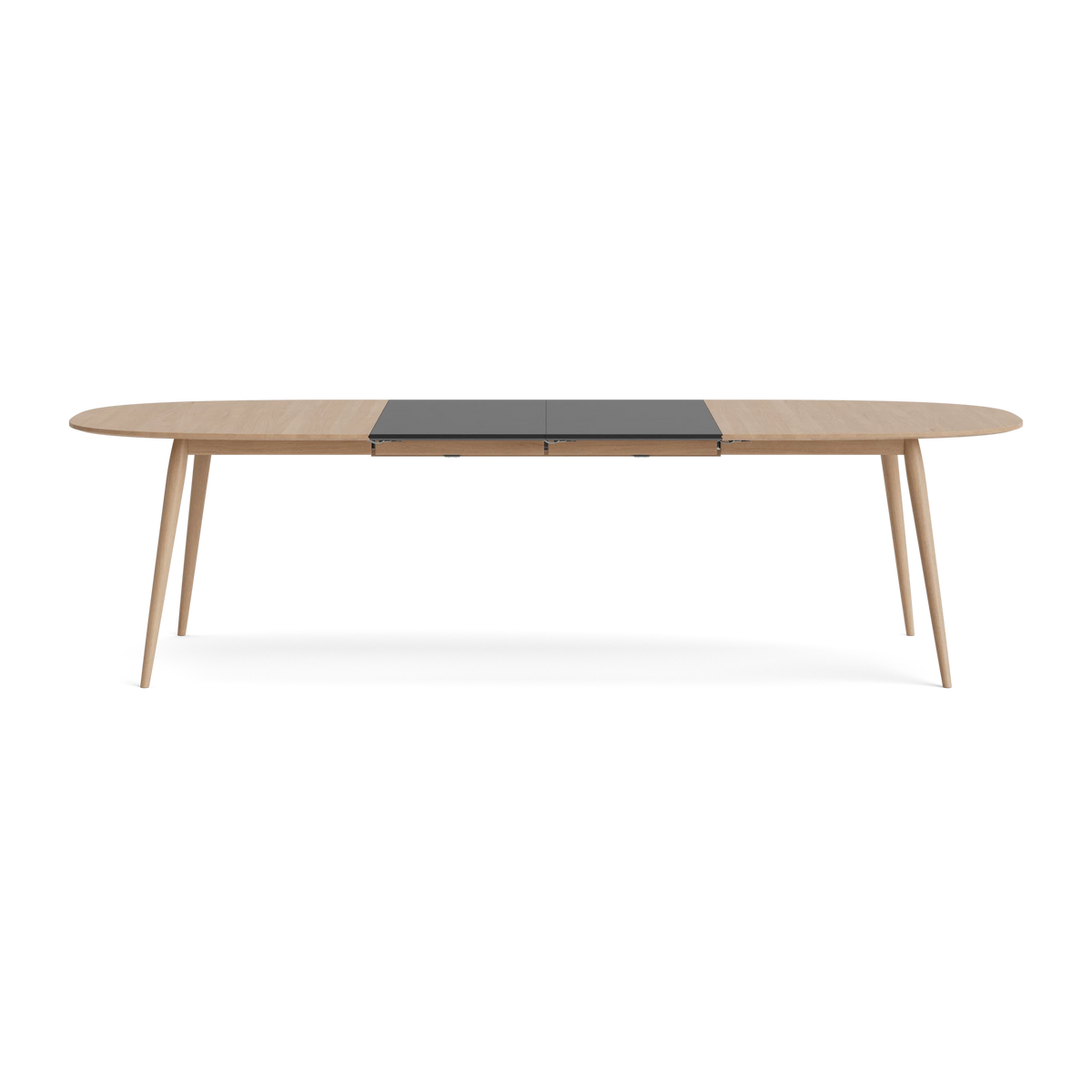 PLAYdinner Lamé, Extendable Dining Table in Eiche mit Weißöl – Massivholz-Esstisch von Bruunmunch