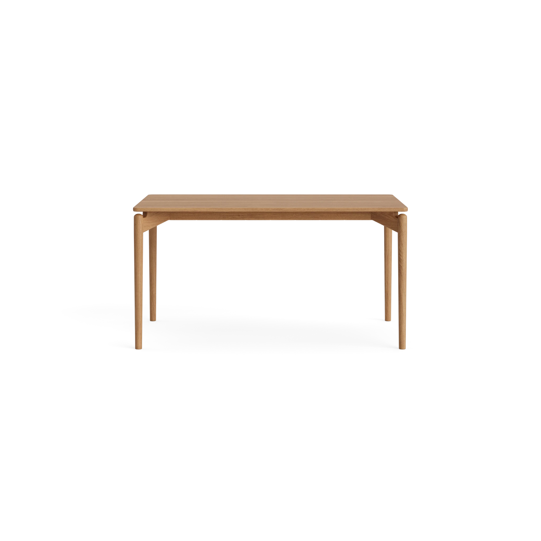 PURE Dining Table Length 140 in Oak Natural oil – Solid wood dining table by Bruunmunch