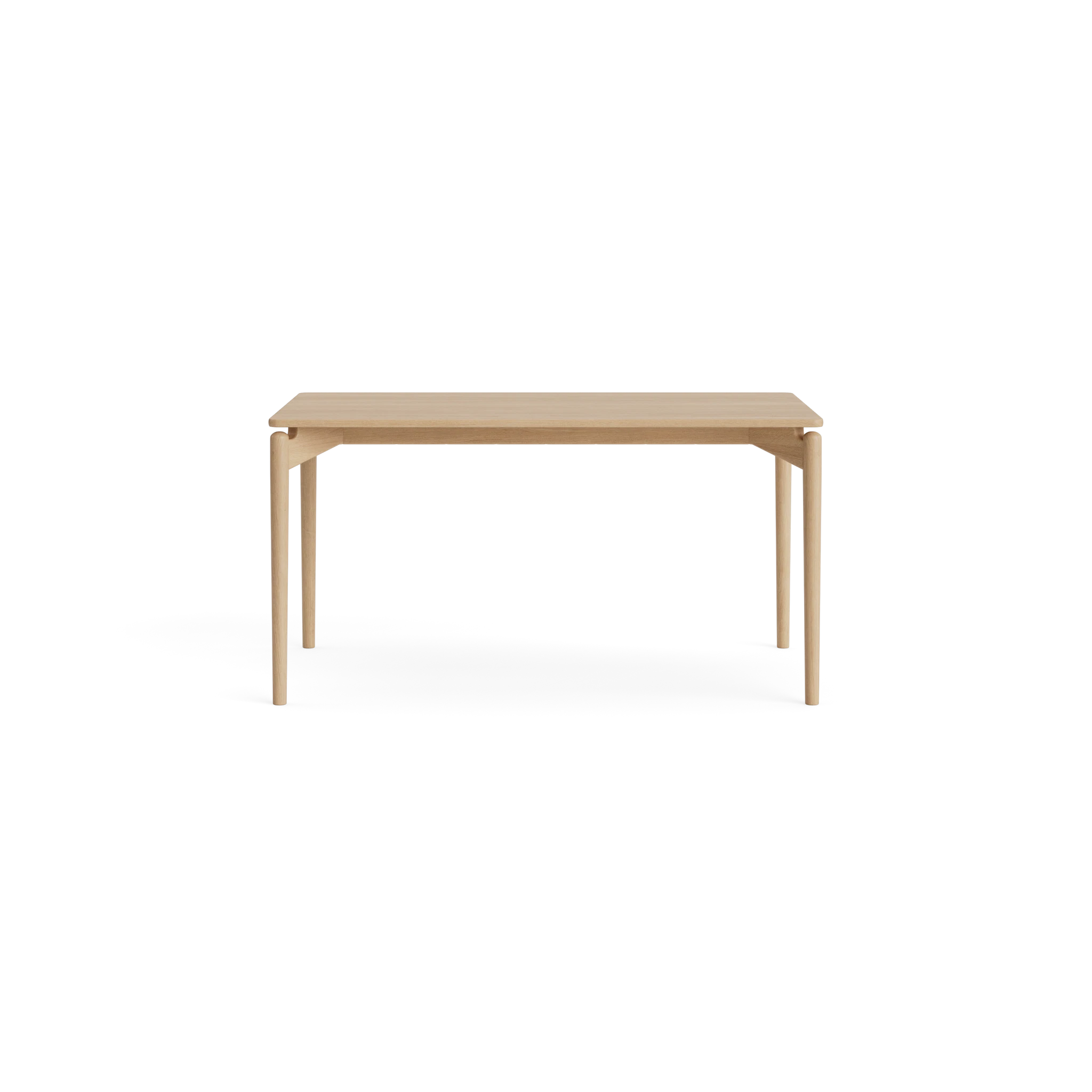 PURE Dining Table Length 140 in Oak Soaped – Solid wood dining table by Bruunmunch