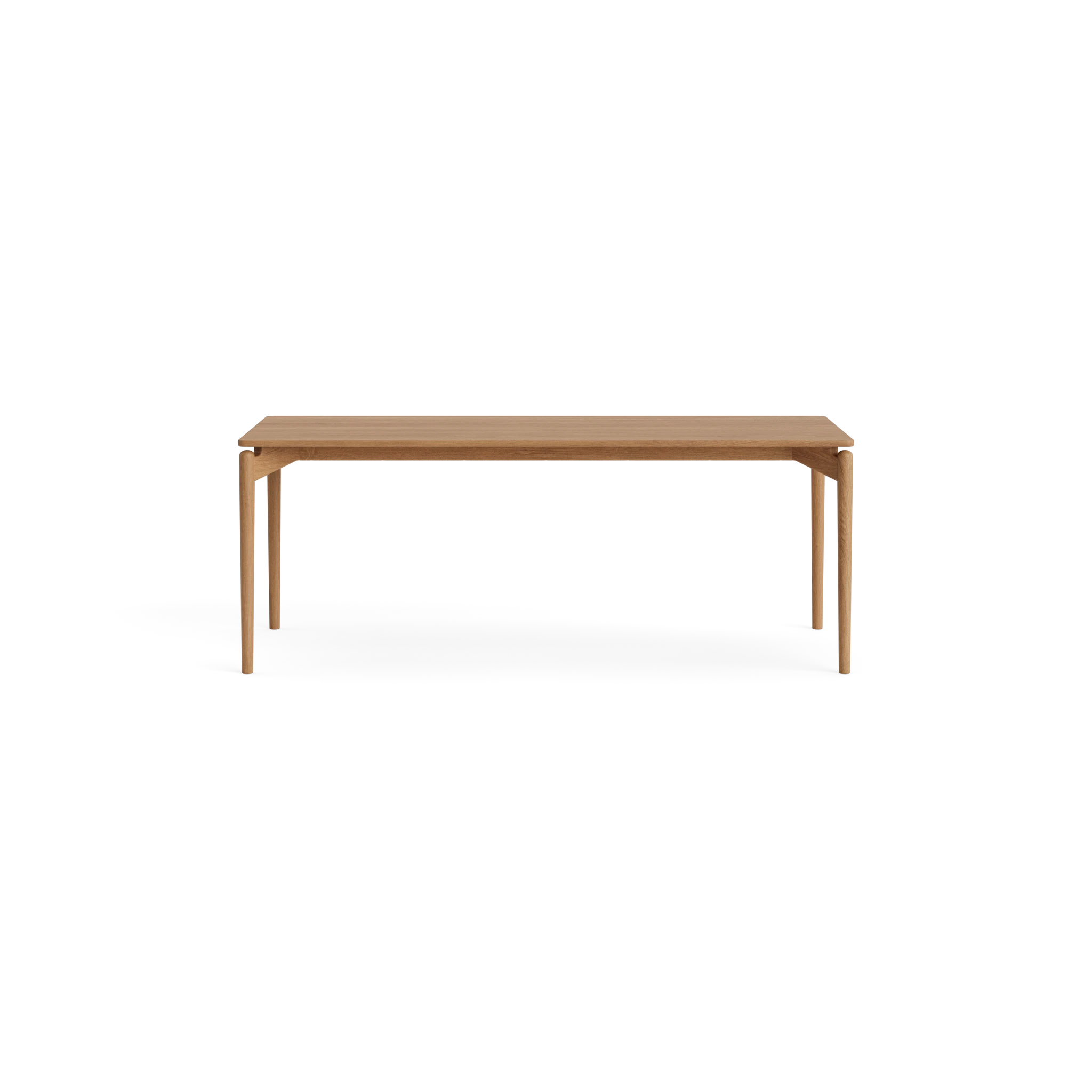 PURE Dining Table Length 190 in Oak Natural oil – Solid wood dining table by Bruunmunch