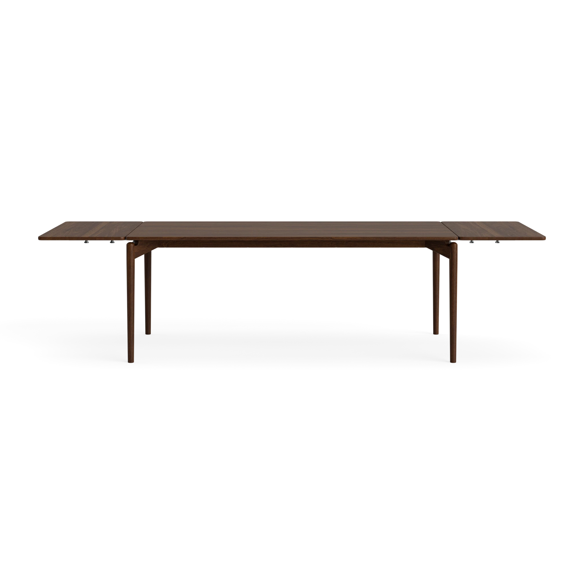 PURE Dining Table 190x100 in geräucherte Eiche – Massivholz-Esstisch von Bruunmunch