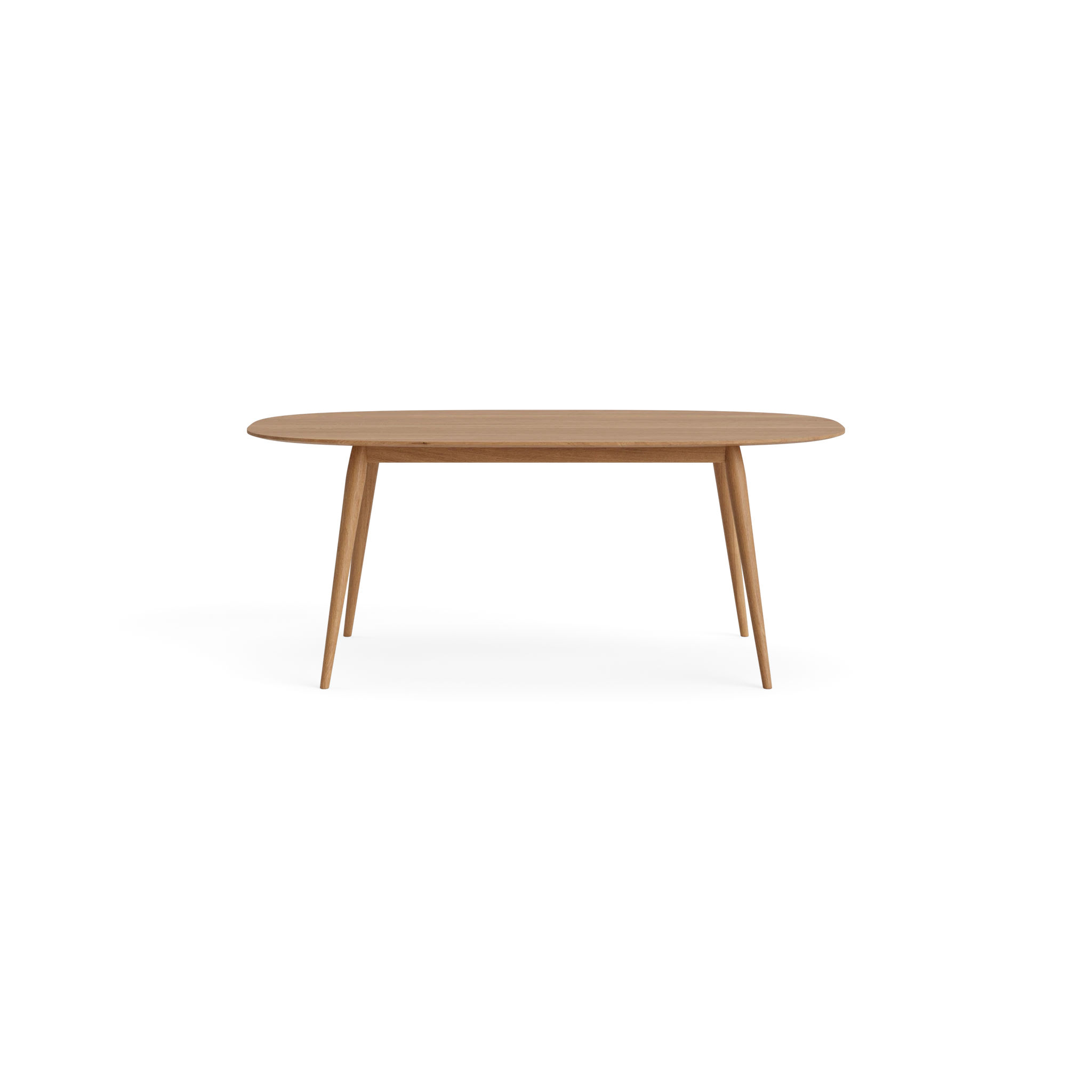 PLAYdinner Lamé 180, 230 & 280 Dining Table in Oak Natural oil – Solid wood dining table by Bruunmunch