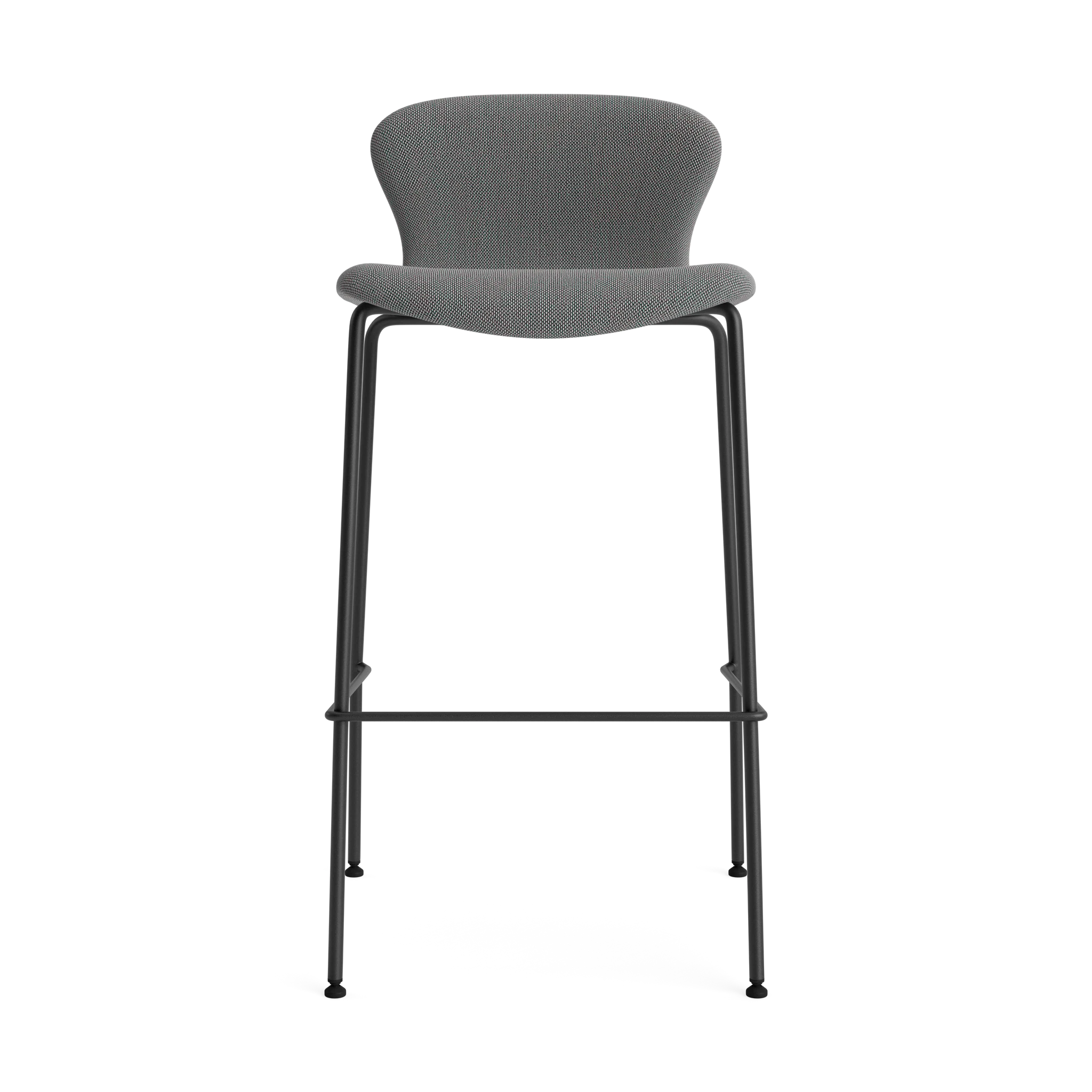 PLAY Chair Bar Fabric Height 75 in Re-Wool 158 Kvadrat – gepolsterter Barstuhl von Bruunmunch