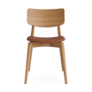 Chiara Chair in Davos Brown – Solid wood dining chair by Bruunmunch