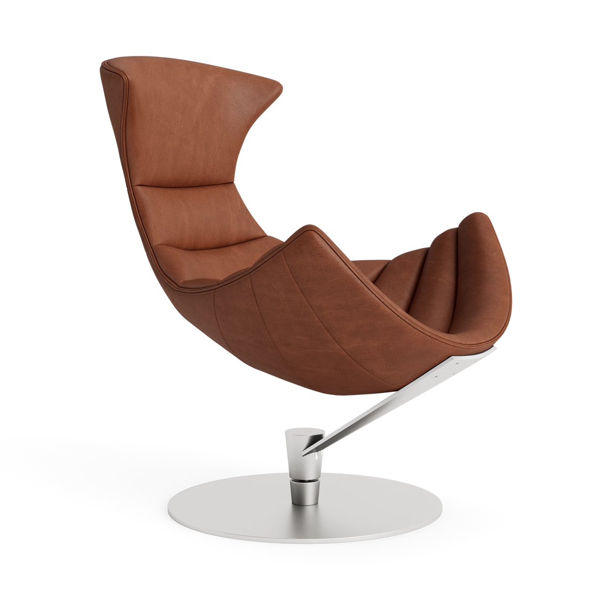 Lobster Chair - Fully Upholstered in Davos Brown – Upholstered Lounge Chair by Bruunmunch